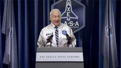 buzz aldrin apollo space agency announcement lynx axe ad bbh john hegarty