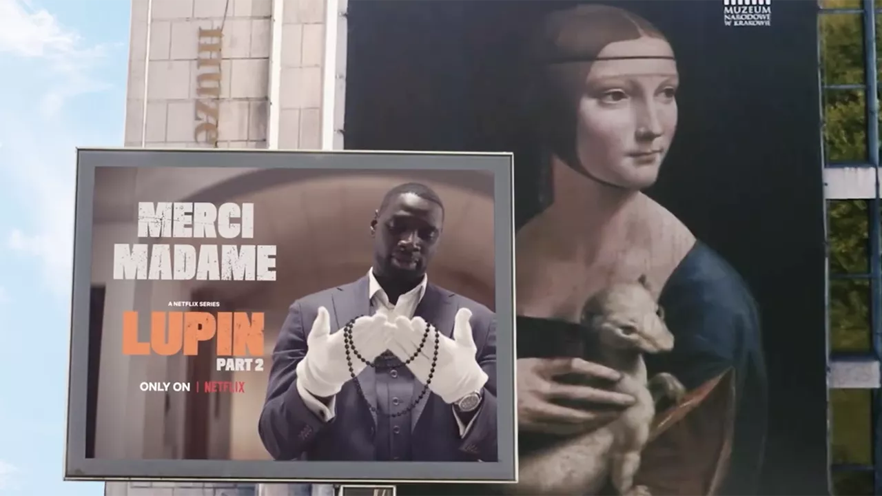 netflix lupin advertising the art of stealing cannes 2022