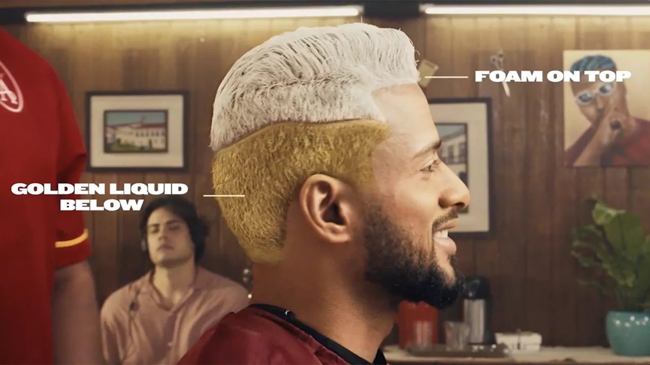 brahma beer foamy haircut cannes brand experience lions 2022